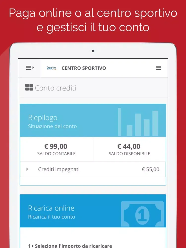 Sporting Club Matera iPad  Screenshots
