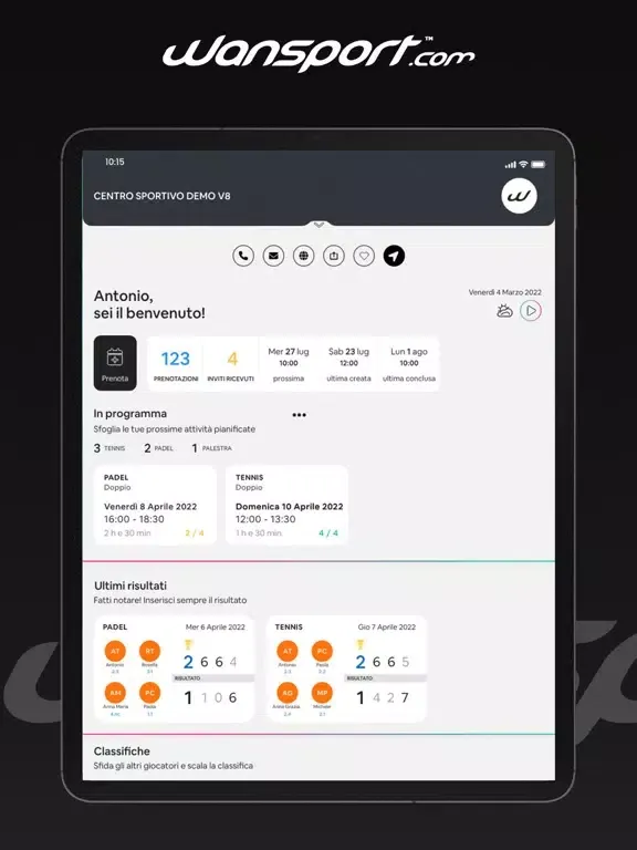 تصاویر Circolo Tennis Cisternino iPad 