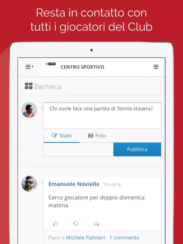 Le Palme Sporting Club iPad 应用截图