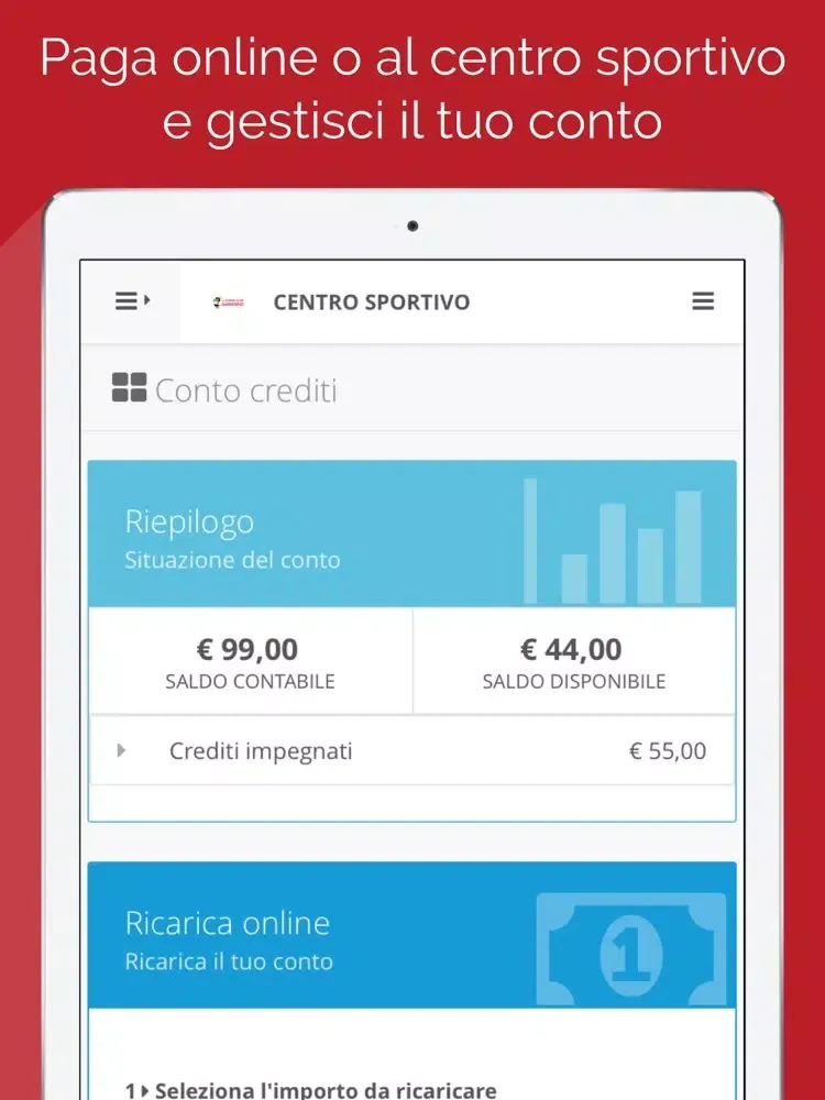 Tennis Club Barberino iPad Screenshots