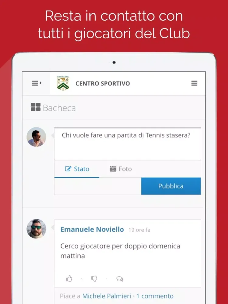 Tennis Club Parioli iPad Screenshots