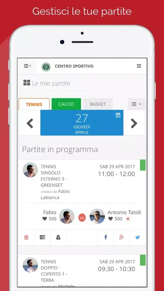 Tennis Torre Ekran Görüntüleri