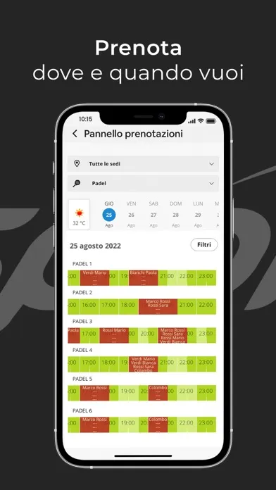 Screenshot di Peter Padel Club