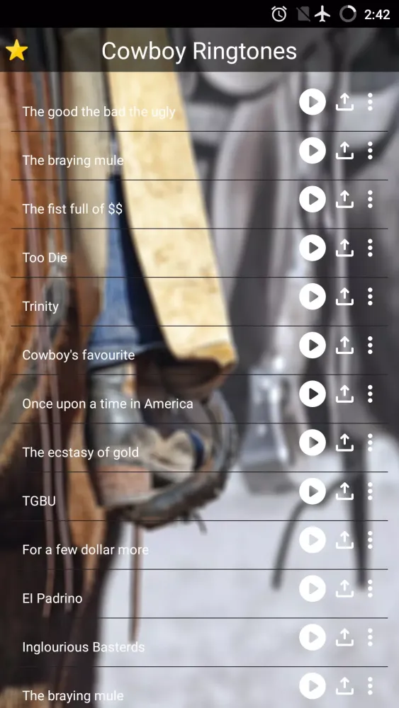 CowBoy Ringtones স্ক্রিনশট