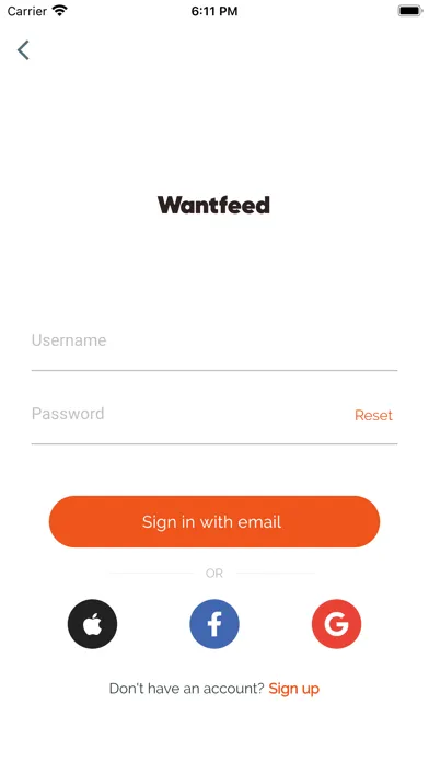 Tangkapan skrin Wantfeed Verified Shop