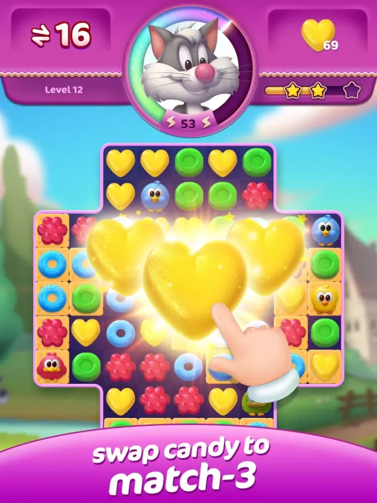Capturas de pantalla de Bonbon Blast iPad 