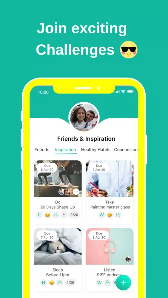 Challenges: Get Active at Home 스크린샷