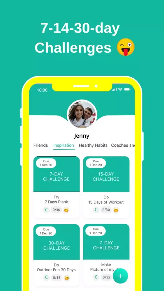 Challenges: Get Active at Home 스크린샷
