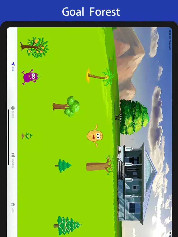 Ảnh chụp màn hình của Countdown Forest iPad 