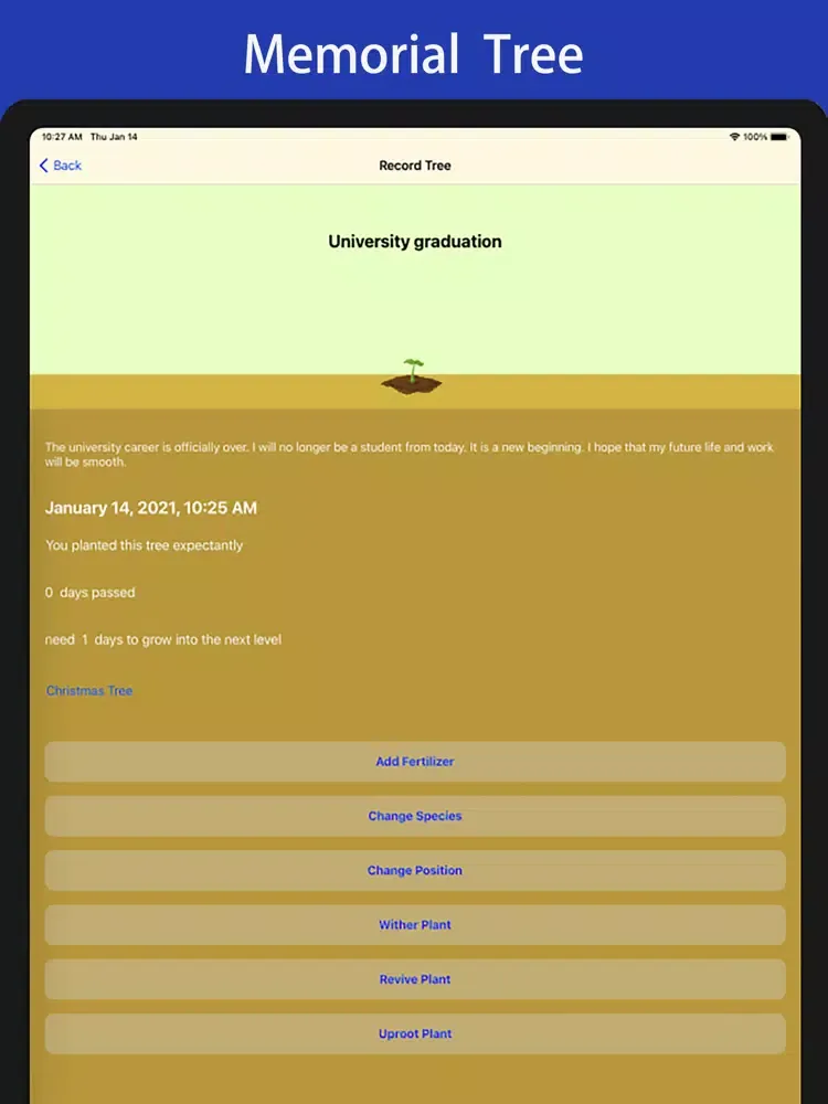 Ảnh chụp màn hình của Countdown Forest iPad 