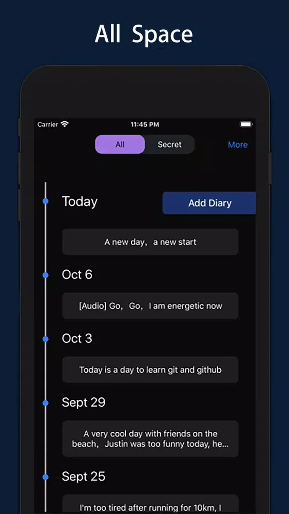 Time Diary - Life Notes سکرین شاٹس