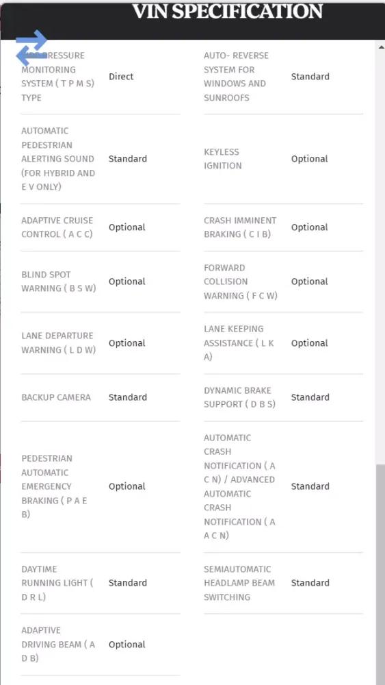 VIN Car Decoder Screenshots