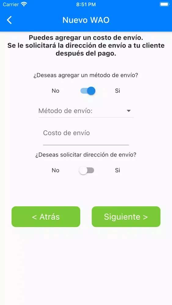 WAOPay: Pagos desde WhatsApp. Screenshots