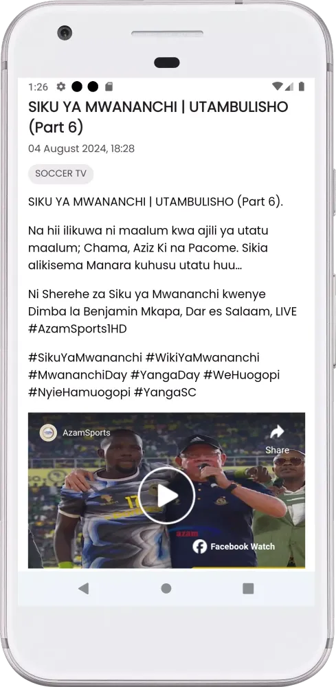 Tanzania Daima itv:popote Screenshots