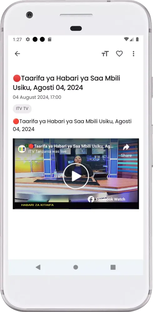 Tanzania Daima itv:popote Screenshots