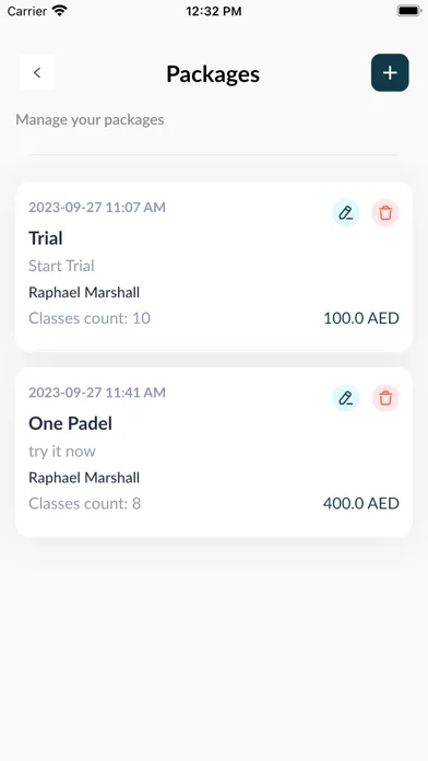 Capturas de tela do One Padel Method