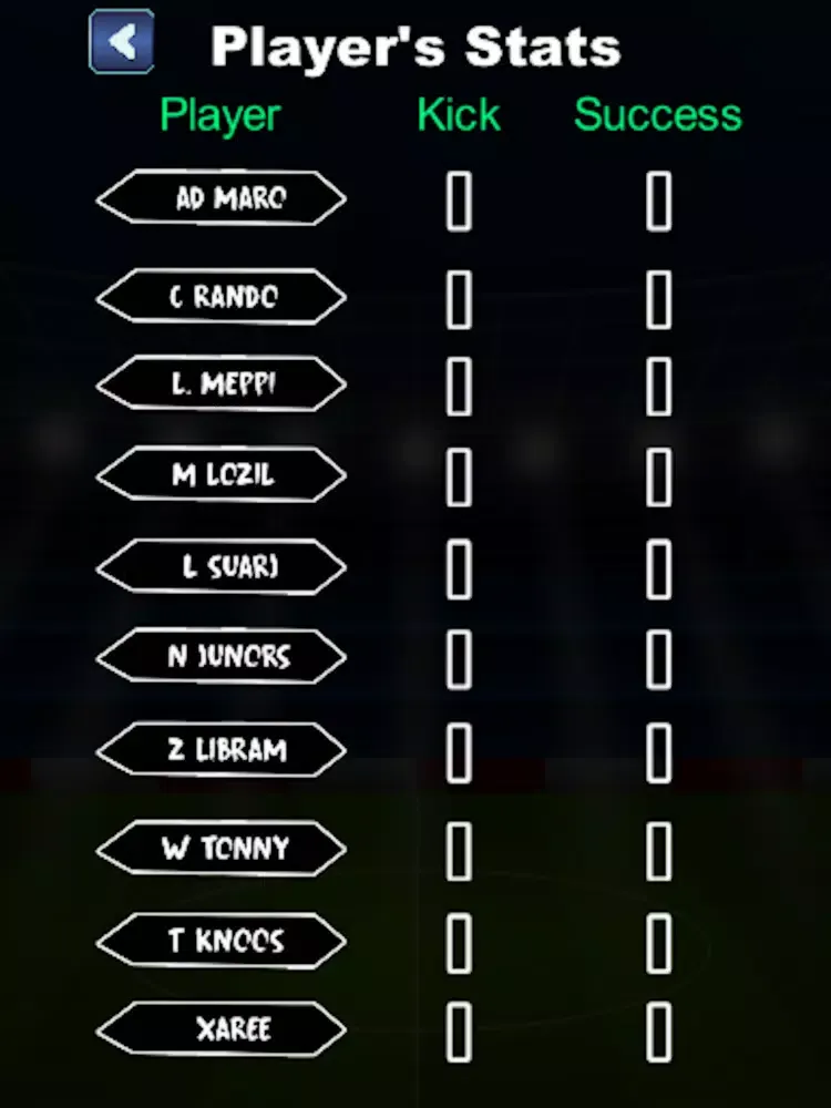 Penalty Kick Super Soccer iPad  Ekran Görüntüleri