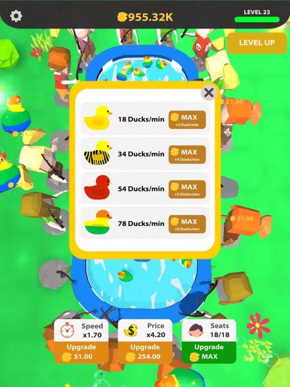 Capturas de pantalla de Duck Pond Idle iPad 