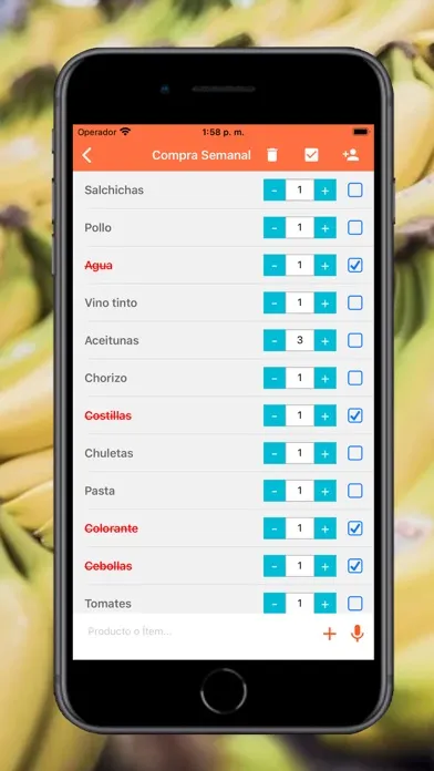 Zrzuty ekranu Shopping List Shared