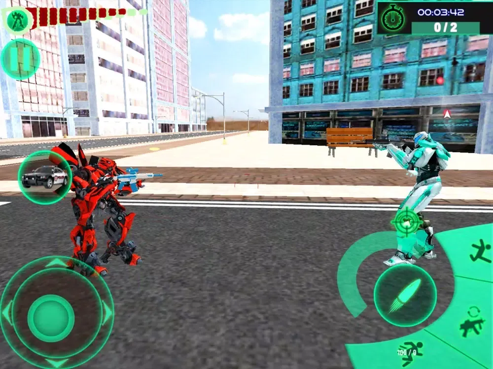War of Car Robots Transform 3D iPad  Screenshots