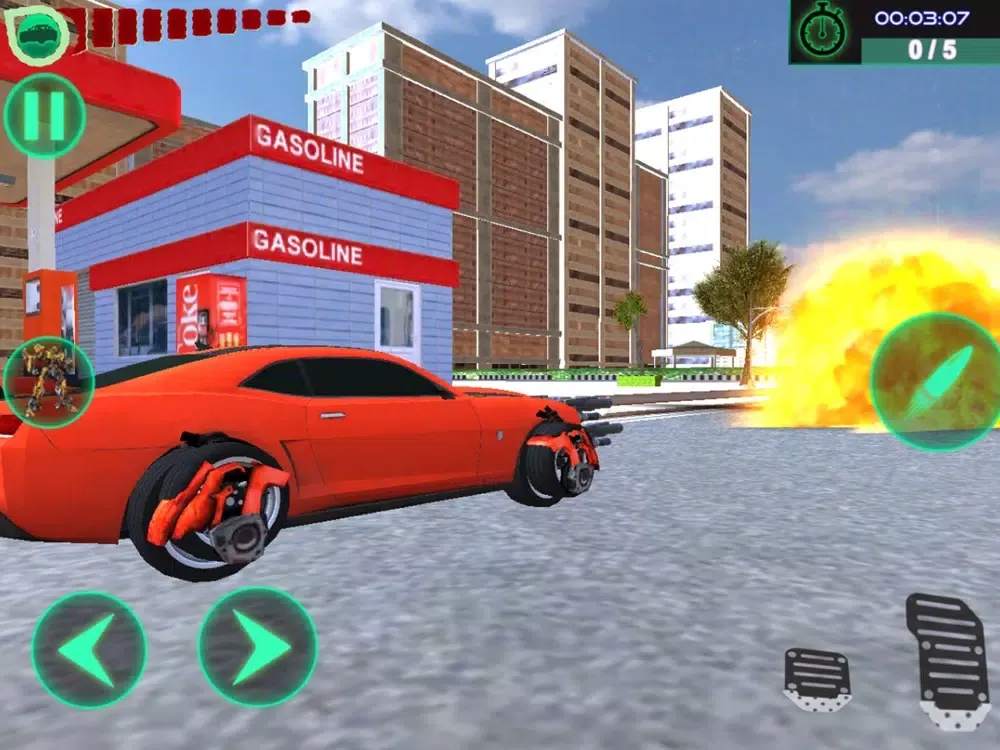 War of Car Robots Transform 3D iPad  Screenshots