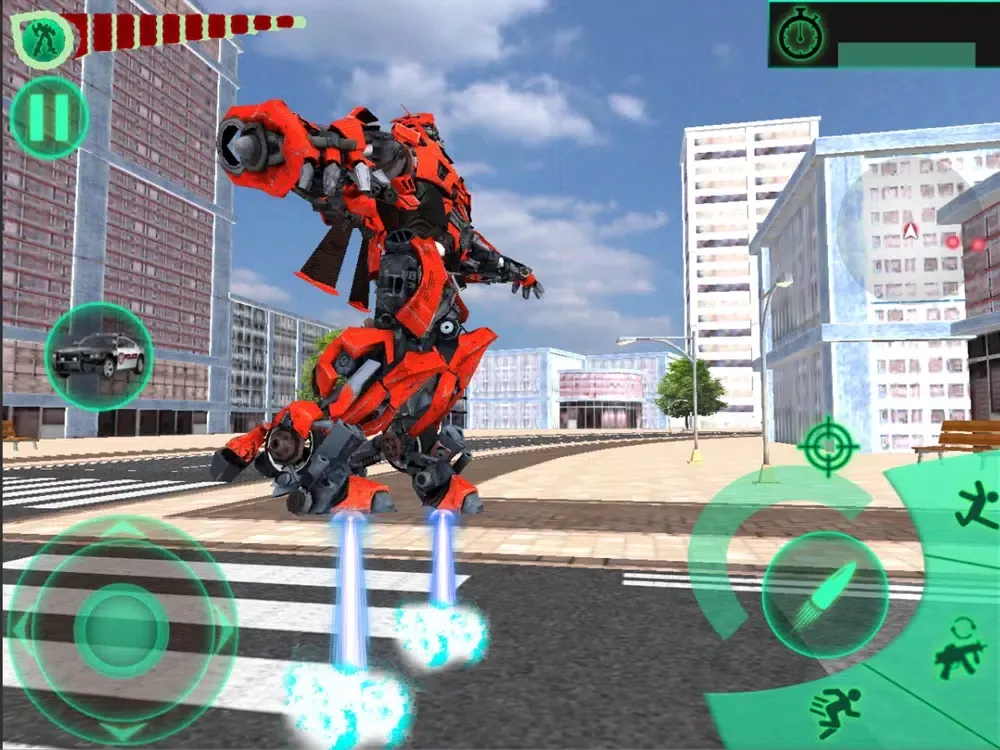 War of Car Robots Transform 3D iPad  Screenshots
