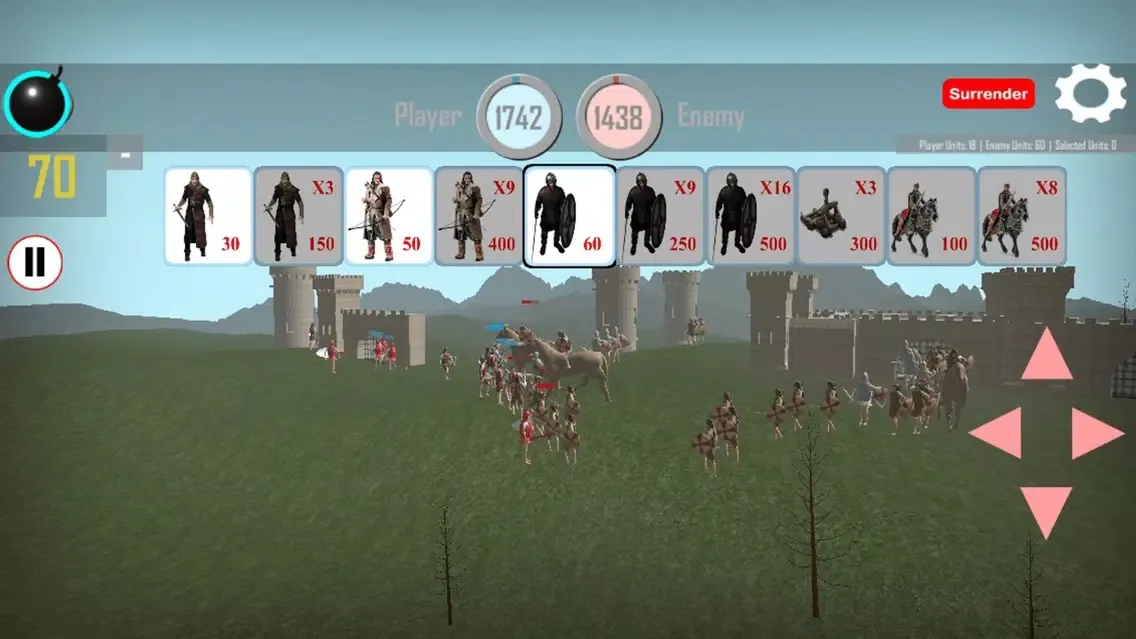Capturas de tela do Roman warriors battle guide simulator