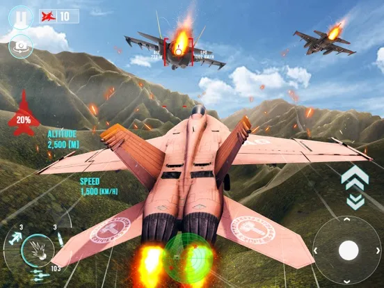 Скриншоты Plane Crash Fighter Jet Games iPad 