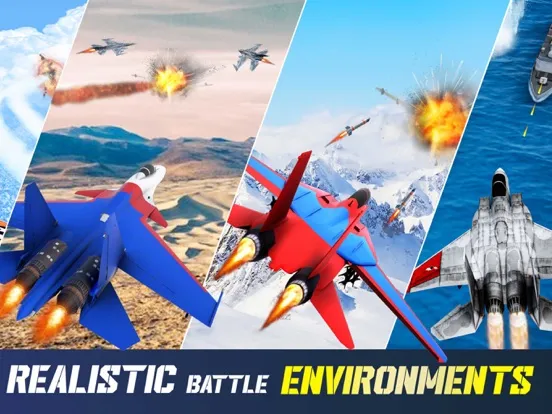 Скриншоты Plane Crash Fighter Jet Games iPad 