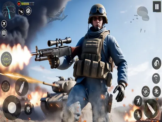 World War Army Battlefield iPad  Ekran Görüntüleri