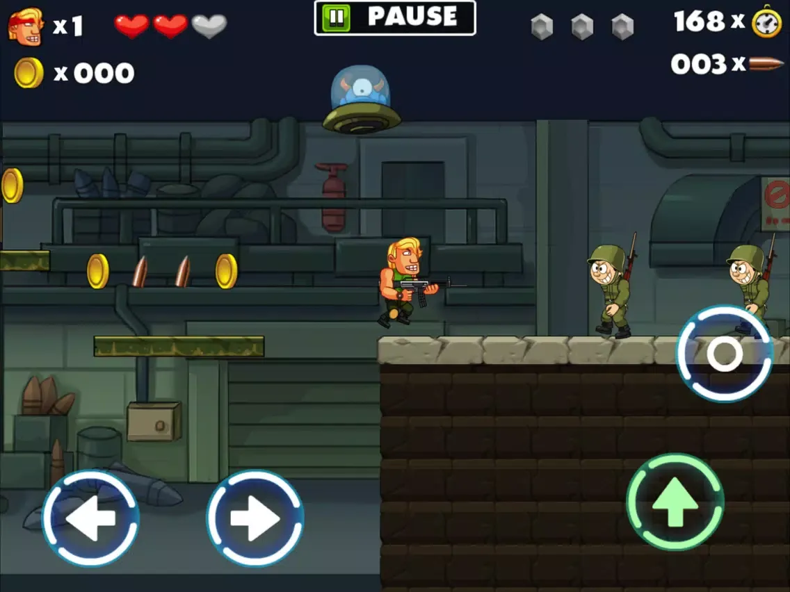War Tiger Army - Gun Games Just Run & Fight iPad  Screenshots