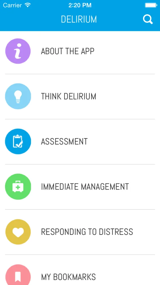 Capturas de pantalla de Delirium Learning Application