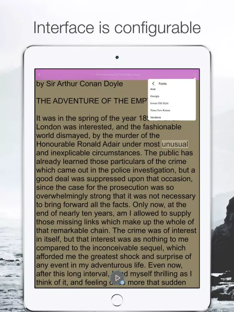 AudioBookPlus: The Return of Sherlock Holmes iPad  스크린샷
