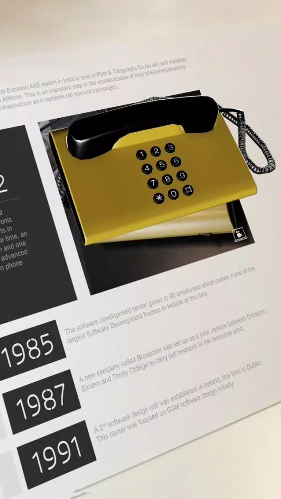 Ericsson Ireland 60 Years Screenshots