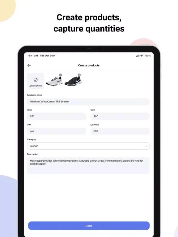 Warehouse - Control Inventory iPad  स्क्रीनशॉट