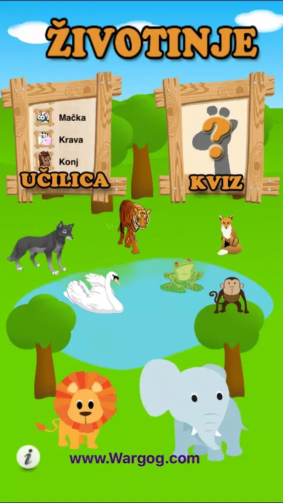 Capturas de tela do Zivotinje