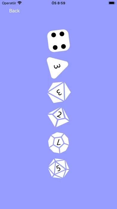 Zrzuty ekranu Dnd dice roller