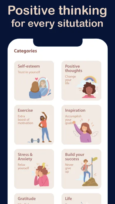 Positive affirmations, quotes Ekran Görüntüleri