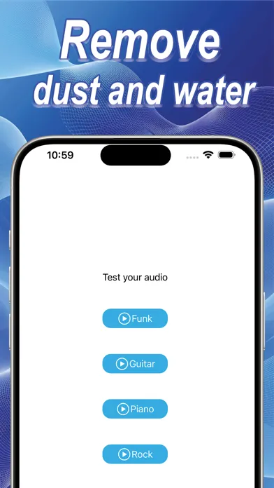 Tangkapan layar Water Eject + Speaker Cleaner