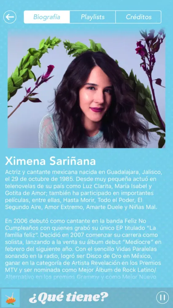 Ximena Sariñana variPlay سکرین شاٹس