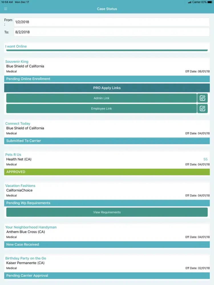 Captures d'écran de Warner Pacific App iPad 