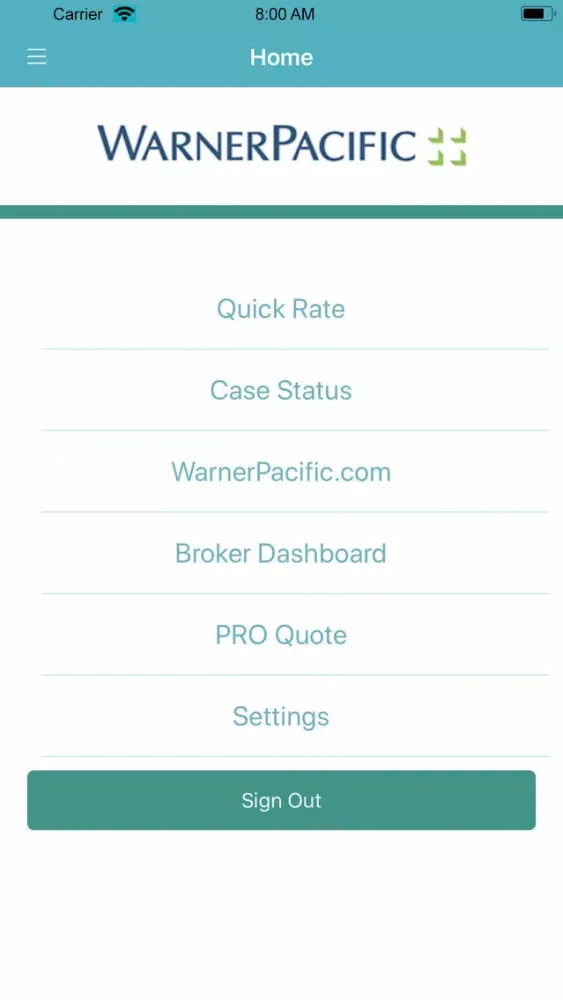Captures d'écran de Warner Pacific App