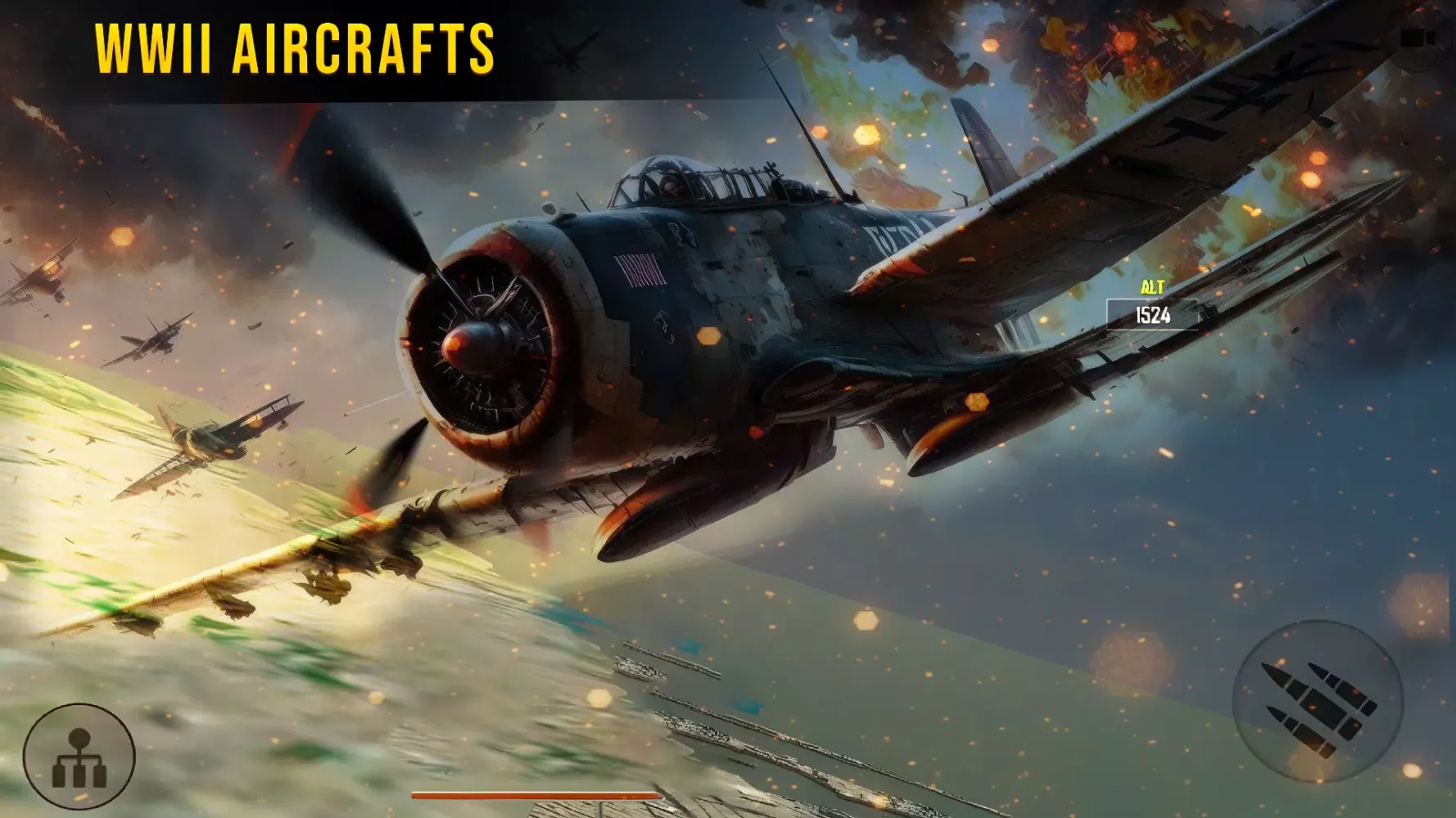 Warplanes Dogfight・WW2 Battle Screenshots