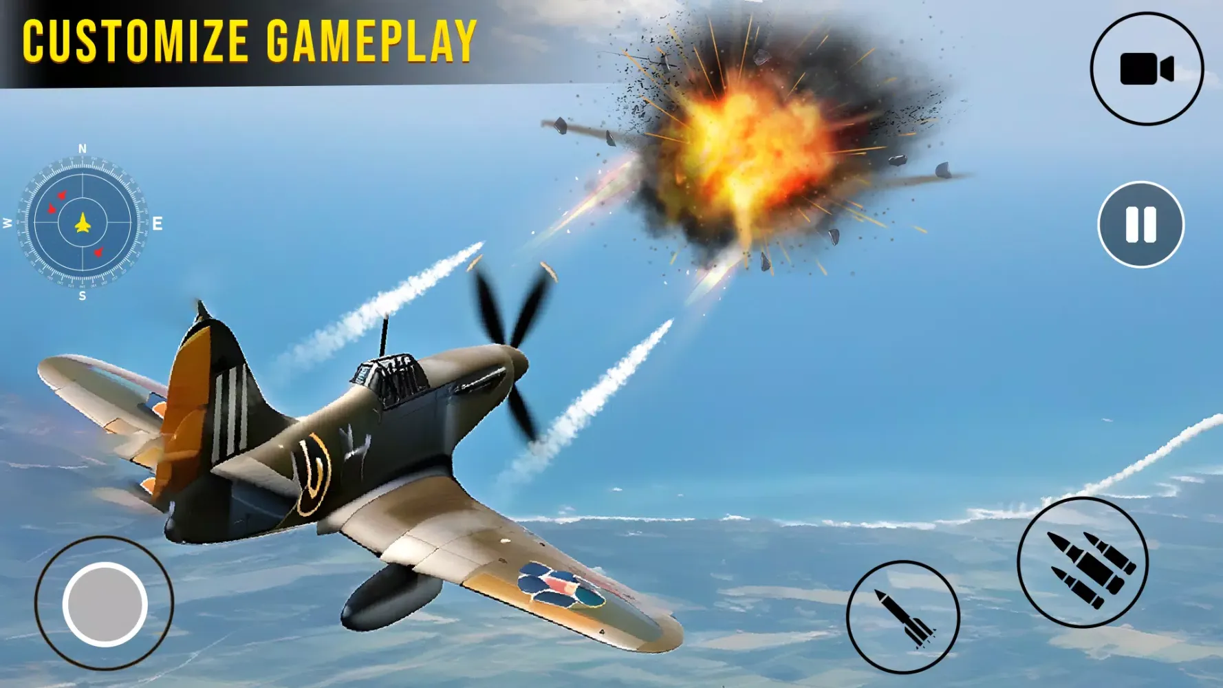 Warplanes Dogfight・WW2 Battle Screenshots