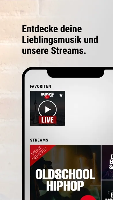Capturas de pantalla de KISS FM – DER BEAT VON BERLIN