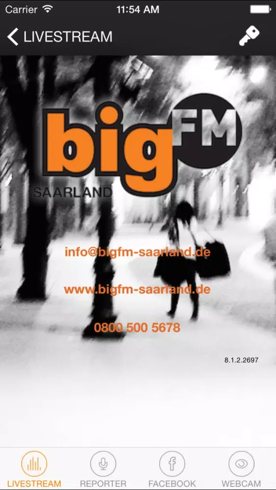 Capturas de tela do bigFM Saarland