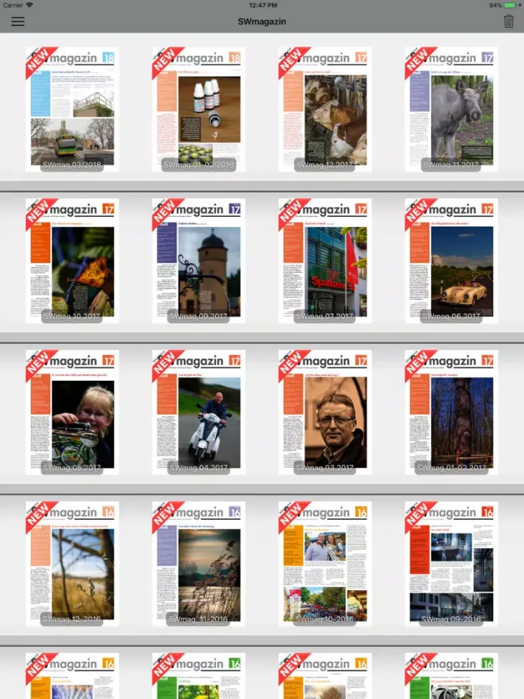 تصاویر SWmagazin | Revista Verlag iPad 
