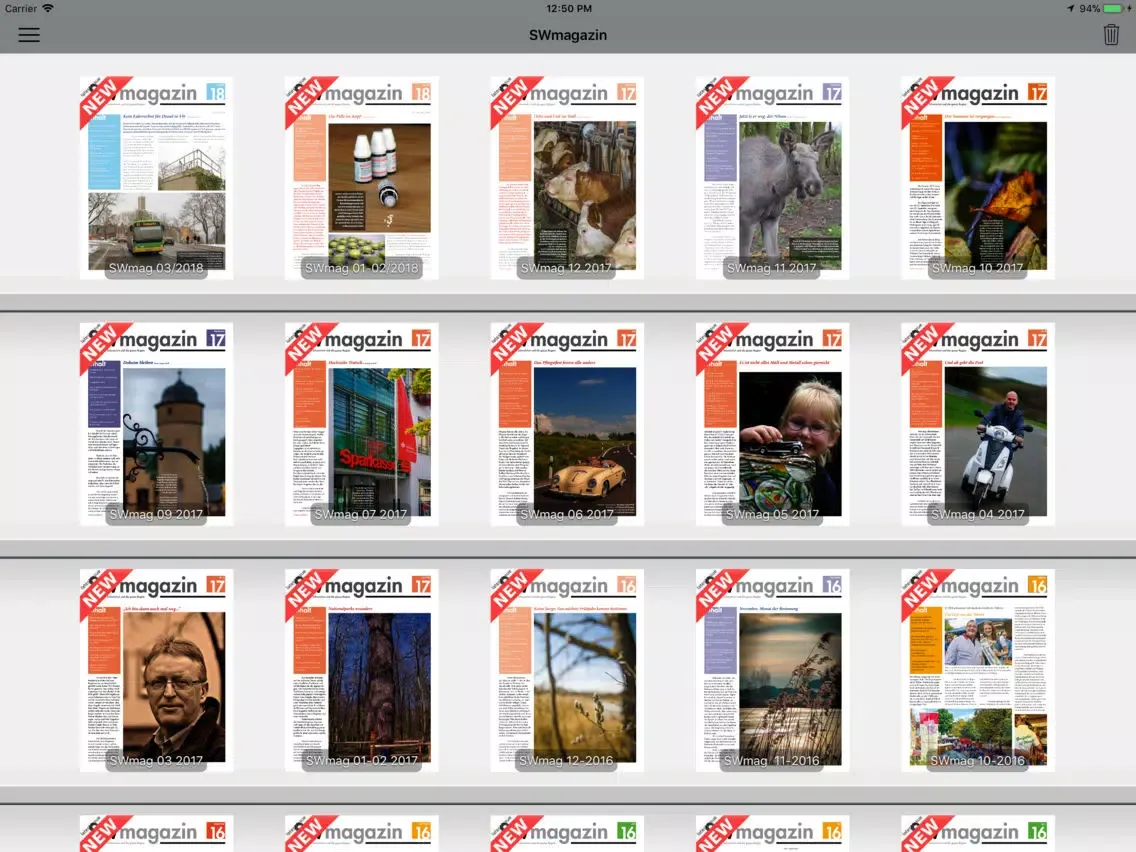 تصاویر SWmagazin | Revista Verlag iPad 