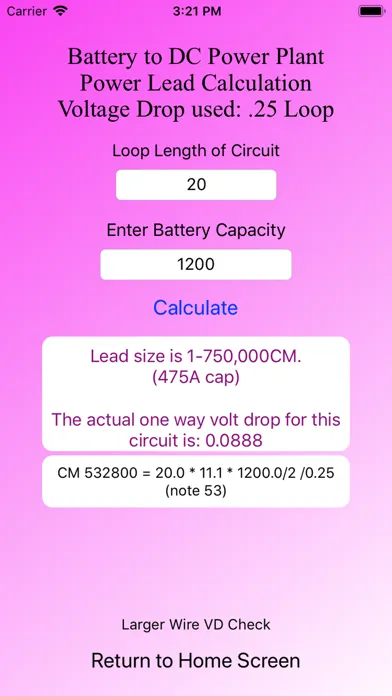 leaDCalc 스크린샷