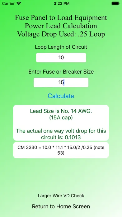 leaDCalc 스크린샷